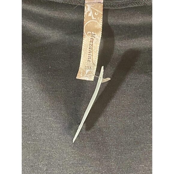 mezzanine skirt black fit flare polyester blend made in USA medium READ new - Picture 5 of 8